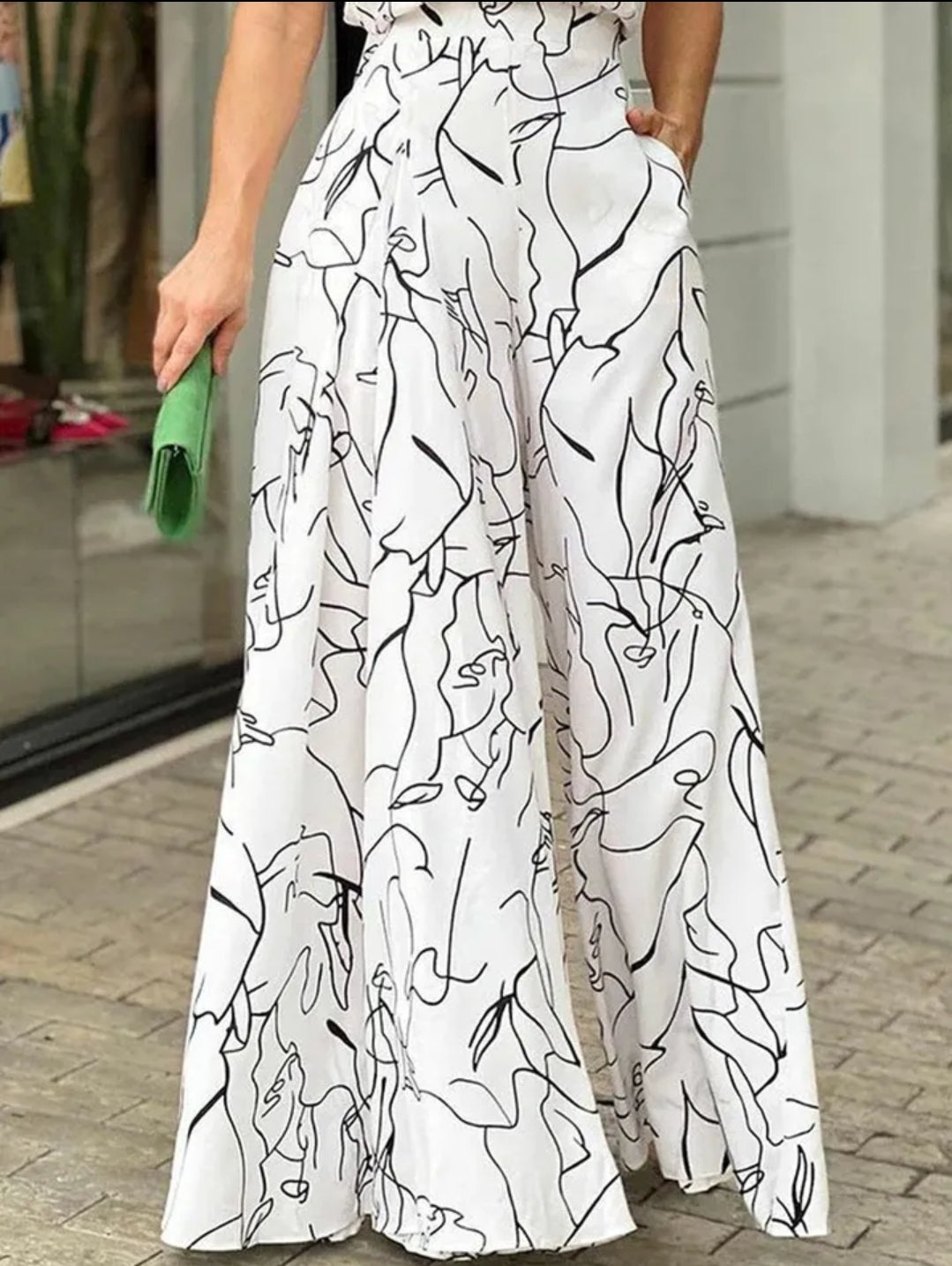 Print Tie Jumpsuit