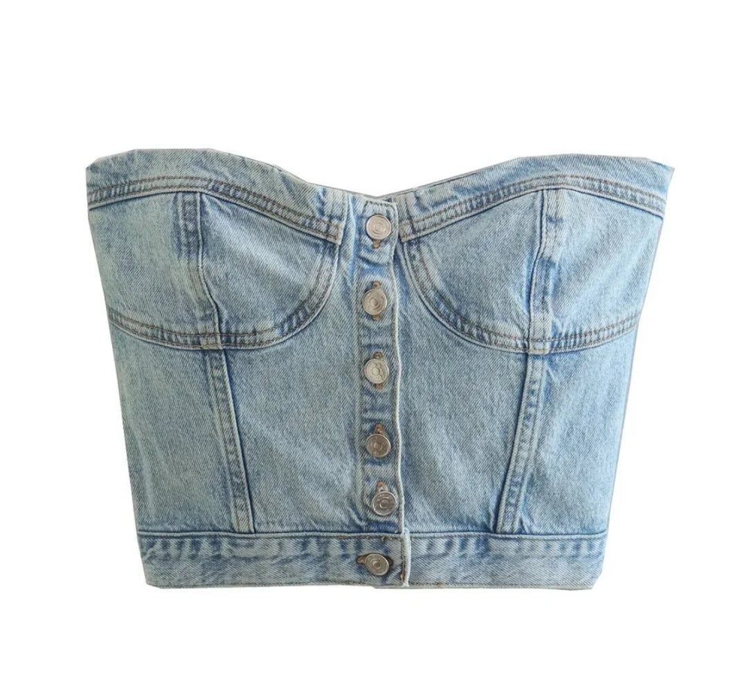Denim Top